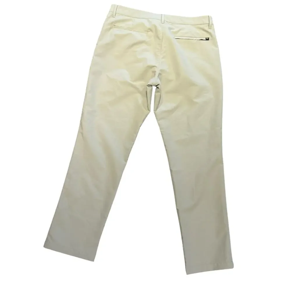 Banana Republic 34 x 30 Polyester Khaki Chino Pants - Straight Leg